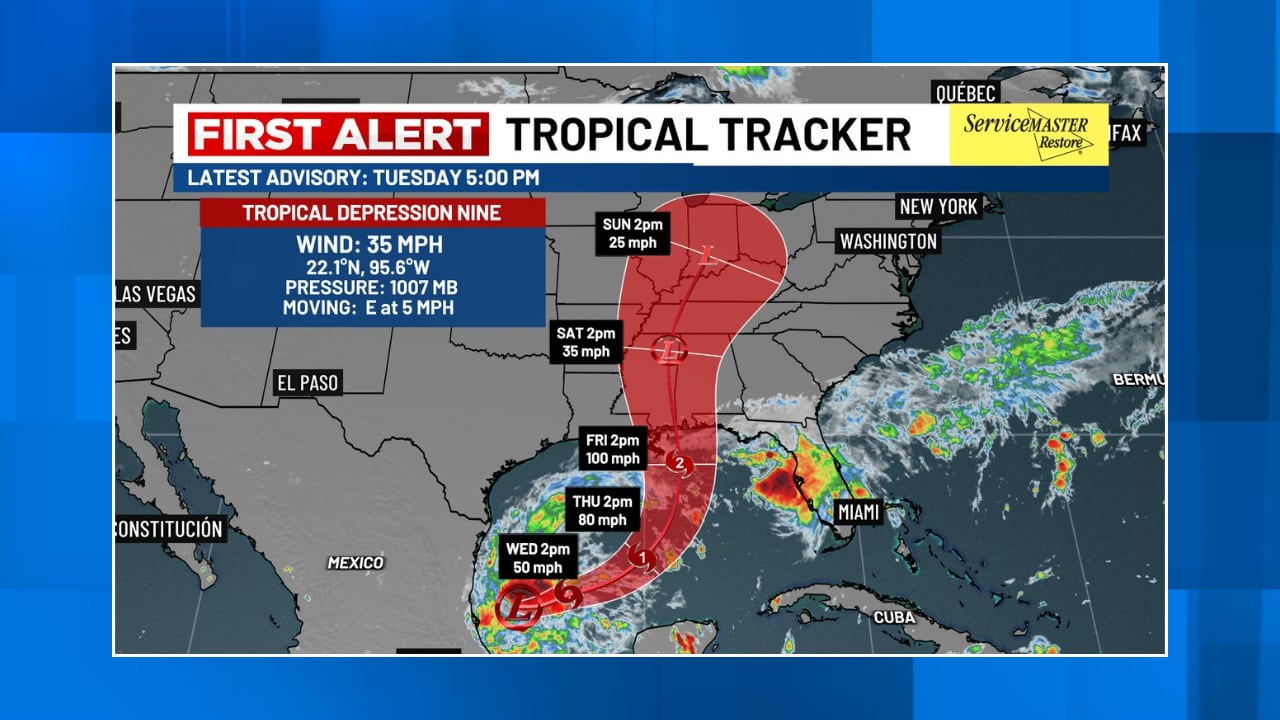 Tropical Wave 92-L becomes Tropical Depression 9