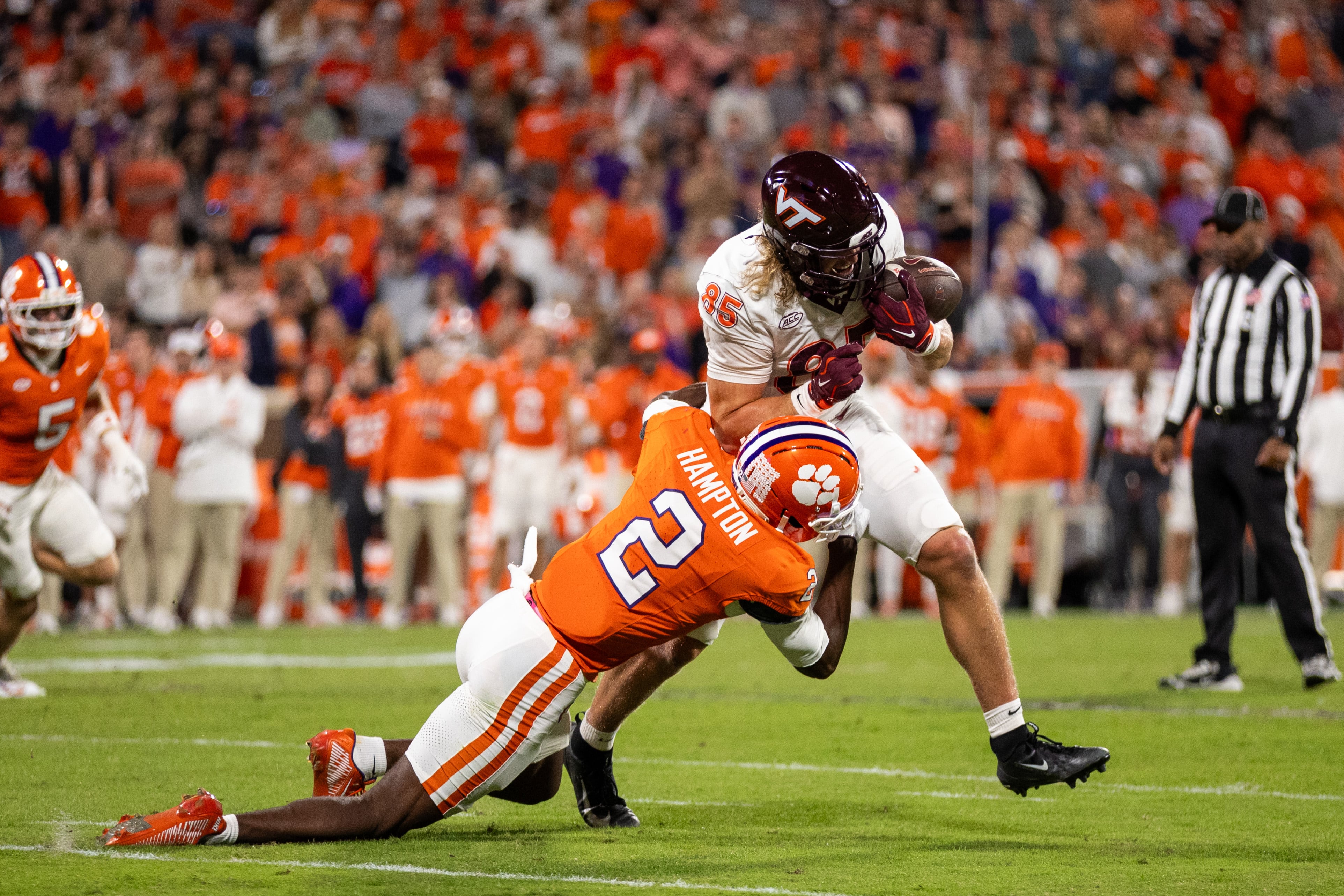Virginia Tech Beats Clemson 20-16 on Late Touchdown Pass