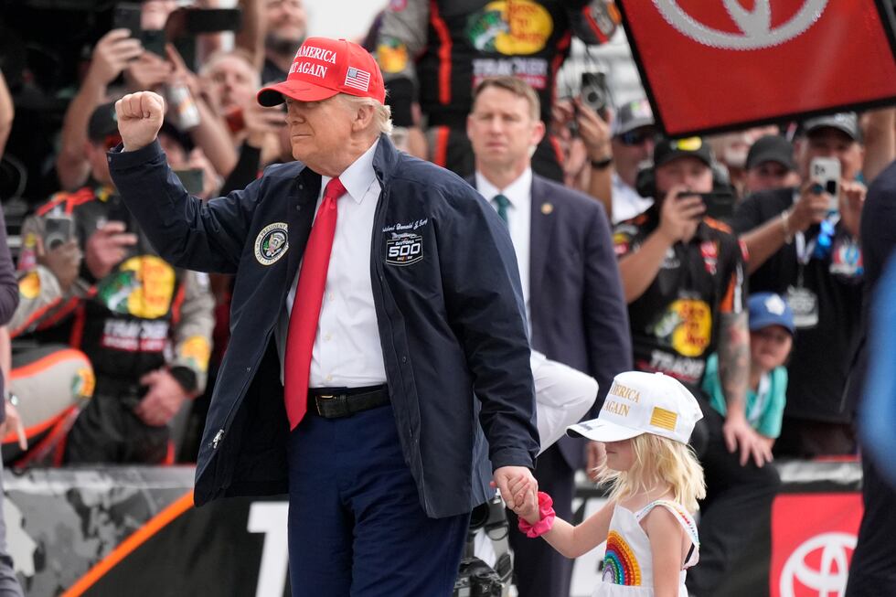 Trump attends the Daytona 500 and says the spirit of NASCAR will 'fuel America's Golden Age'