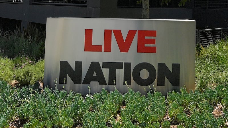 FILE - The headquarters of Live Nation is shown June 29, 2020, in Beverly Hills, Calif. The...