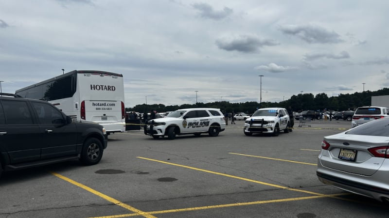 Multiple people were stabbed on bus in a Walmart parking lot.