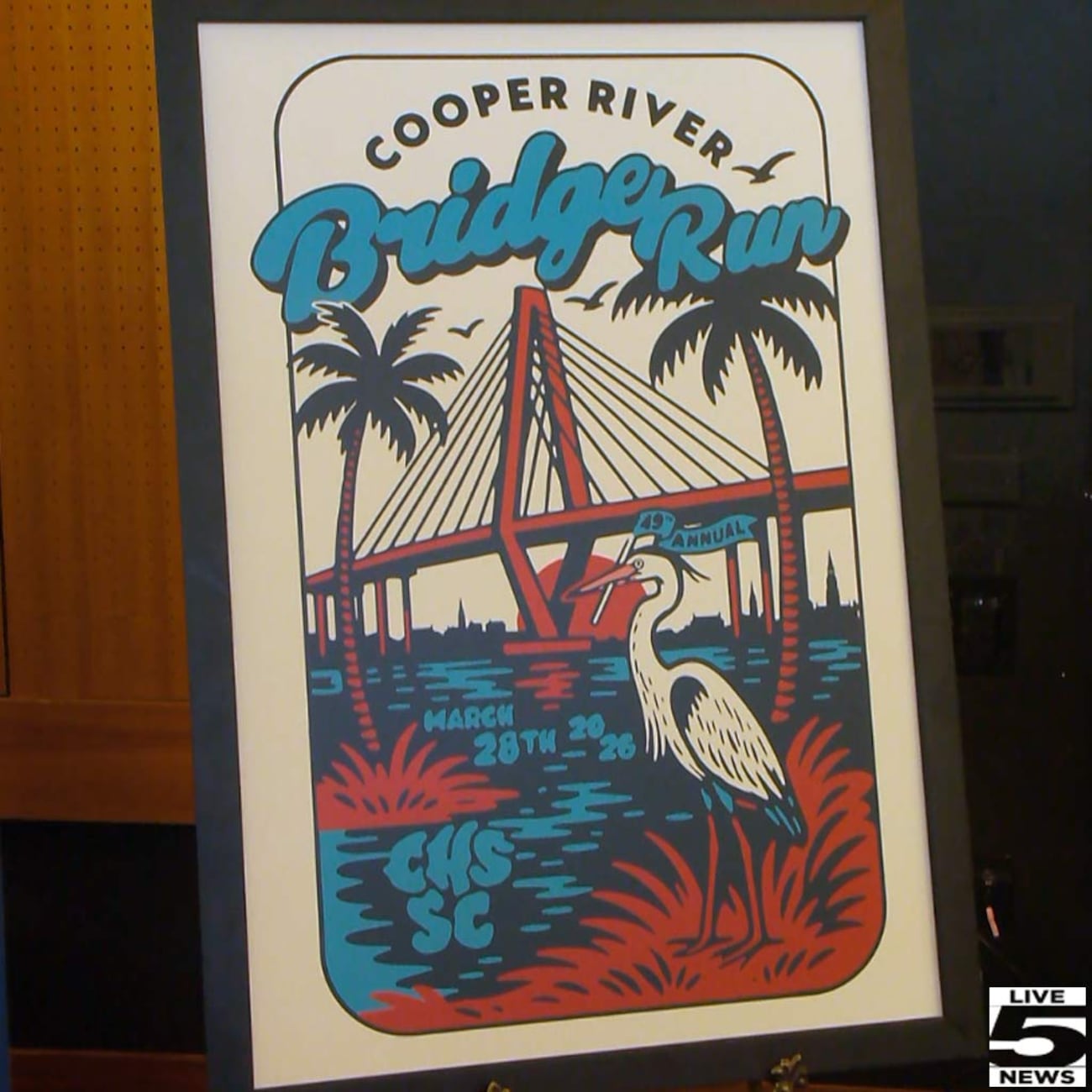 Cooper River Bridge Run unveils 2026 poster design winner