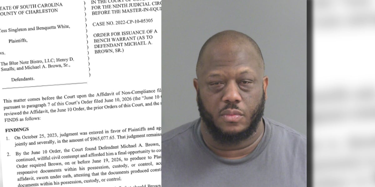 Former North Charleston councilman faces contempt hearing over unpaid judgment