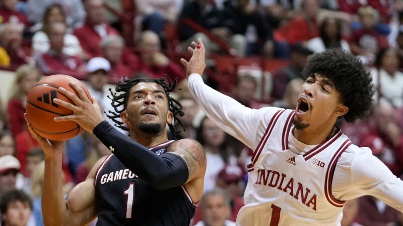 Transfer Myles Rice leads No. 16 Indiana past South Carolina