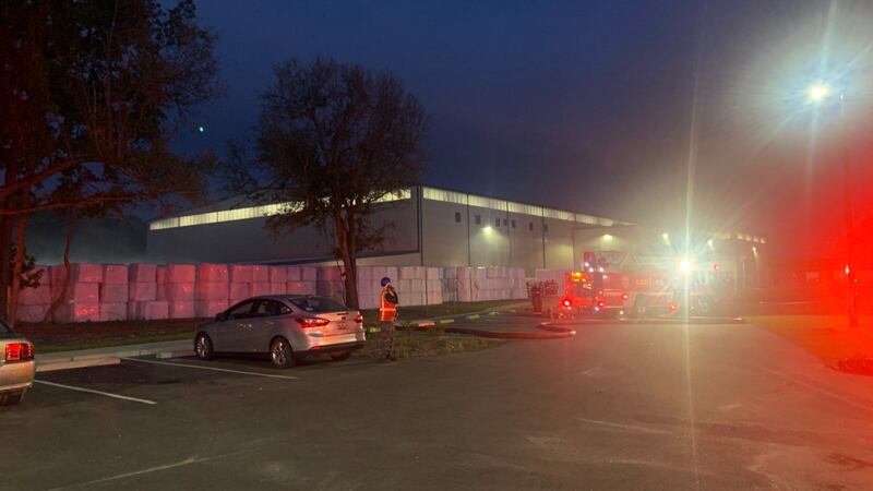 Emergency crews have contained a fire at the Berkeley County landfill Monday night.