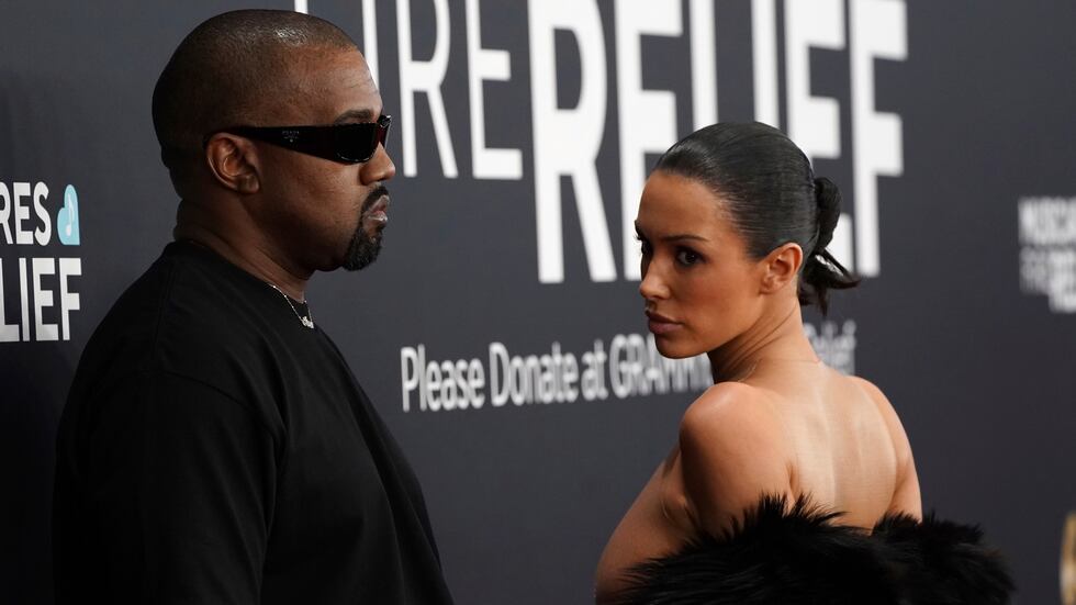 Ye and Bianca Censori wear shocking looks at Grammys