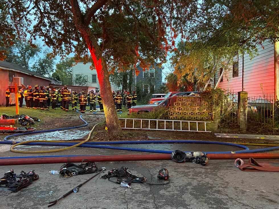 The City of Charleston Fire Department says crews responded to the scene of a structure fire...