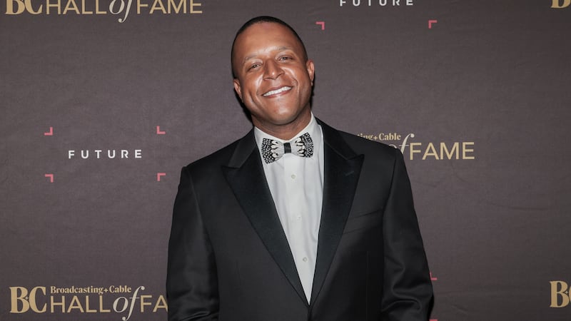 FILE - Craig Melvin attends the 31st Broadcasting and Cable Hall of Fame Awards gala at the...