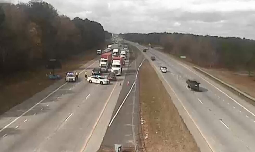 Police have blocked I-526 eastbound as crews respond to an overturned tractor trailer on the...