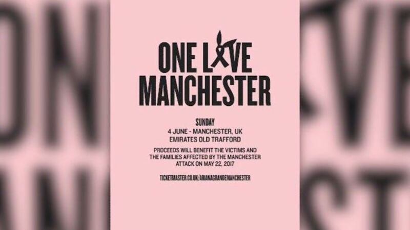 The benefit concert will take place Sunday in Manchester, England. (Source:...