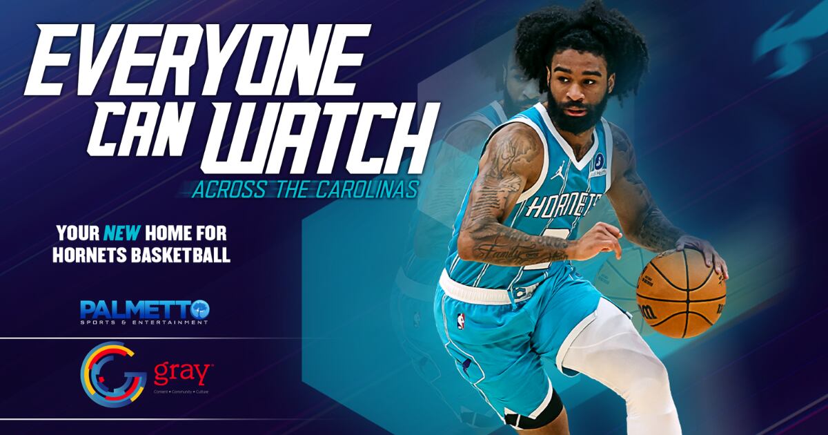 Gray Media partners with the Charlotte Hornets to expand free broadcasts across the Carolinas