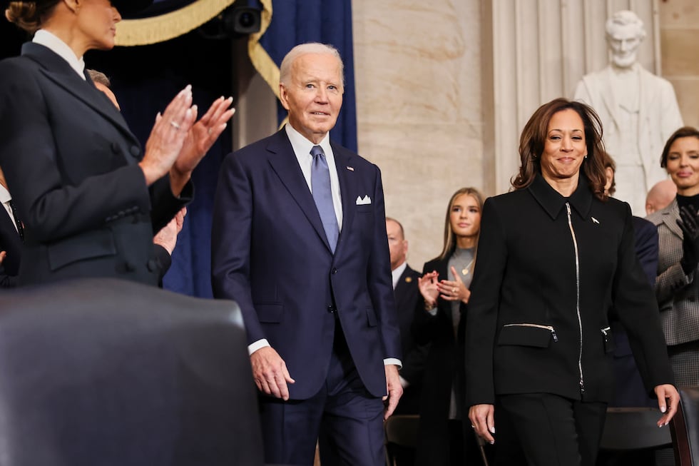 President Joe Biden GENERAL; Just minutes before he leaves office, Biden pardons his siblings and their spouses President Joe Biden and Vice President Kamala Harris arrive during the 60th Presidential...