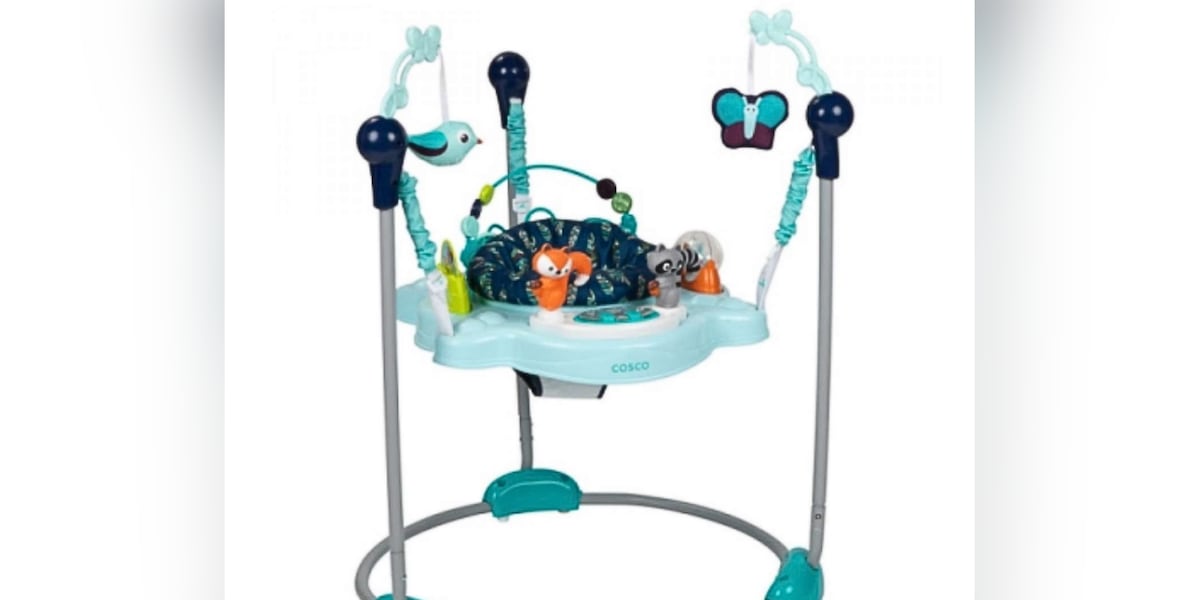 Baby jumpers sold at Walmart recalled after reports of children getting hurt while using