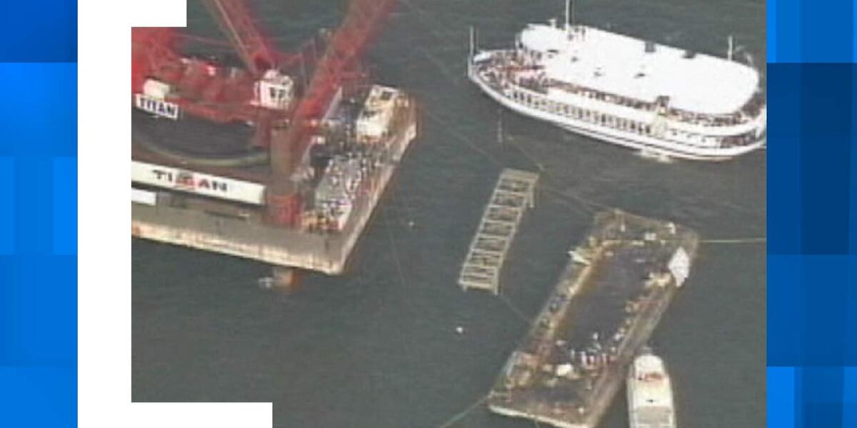 Hunley Raised This Day in History: Aug. 8, 2000: HL Hunley raised from ocean floor