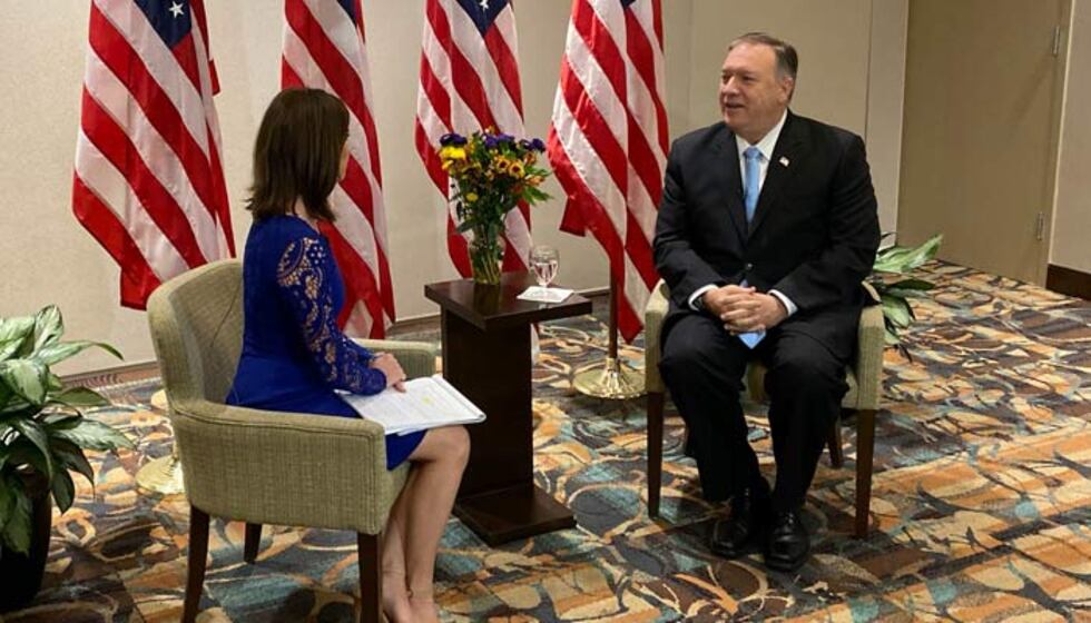 U.S. Secretary of State Mike Pompeo told Live 5's Michal Higdon Monday morning that he wants...
