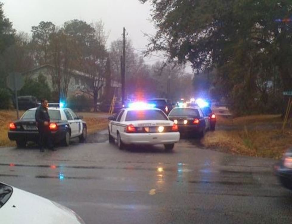 Dozens of law enforcement on scene at 1834 Debbenshire Dr.