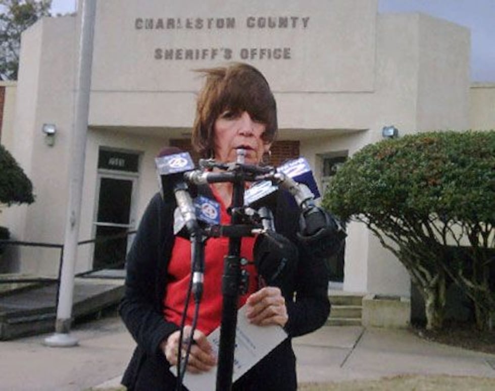 The Charleston County Coroner address the media Wednesday
