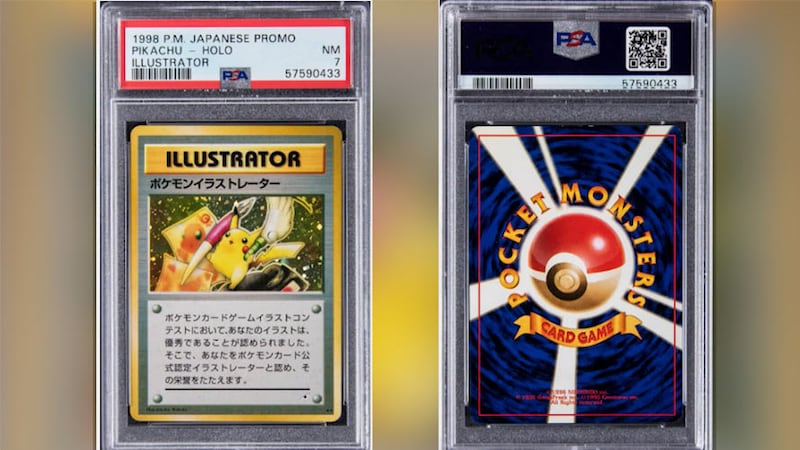 Vintage Pokmon card sells for $900,000 Vintage Pokmon card sells for $900,000