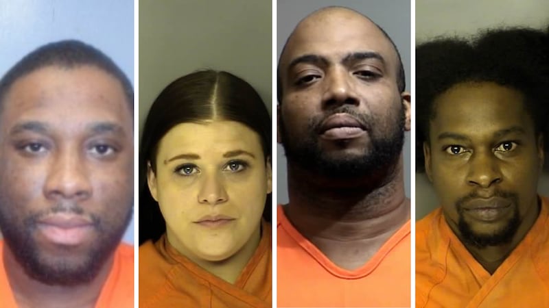 Left to Right: Jawan White, Alexis Loscar, Derrell Sherald, Amon Rutledge (not pictured:...