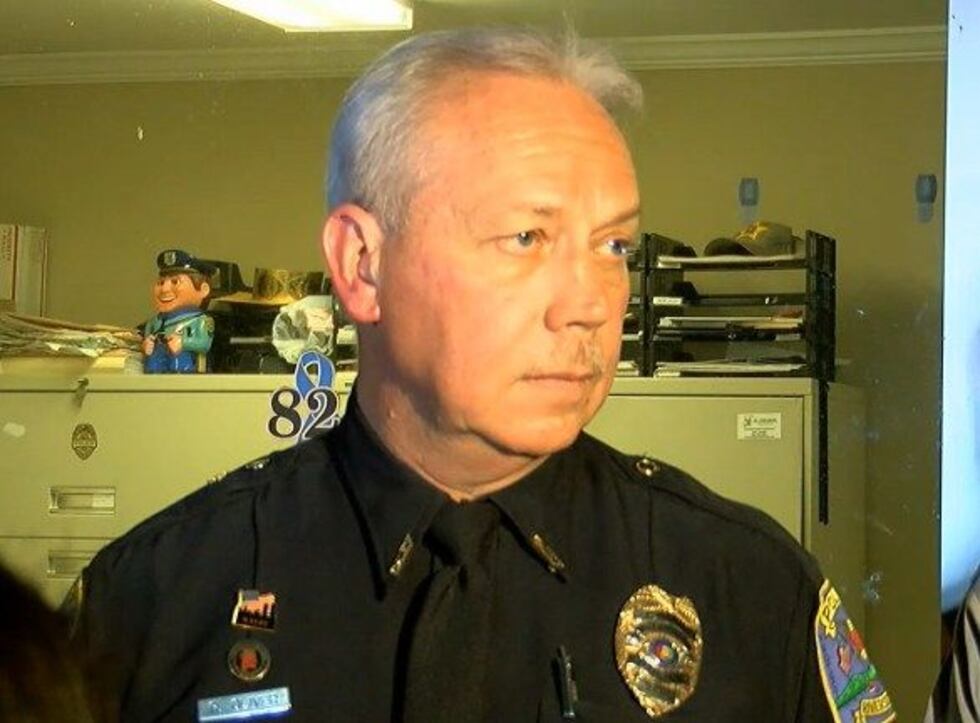Police Chief Rick Oliver who found Heidi Todd in Riverside, Alabama.