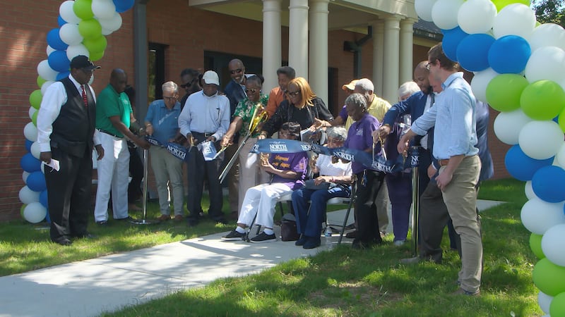 Dozens joined the city of North Charleston as they broke ground on the new Gethsemani...