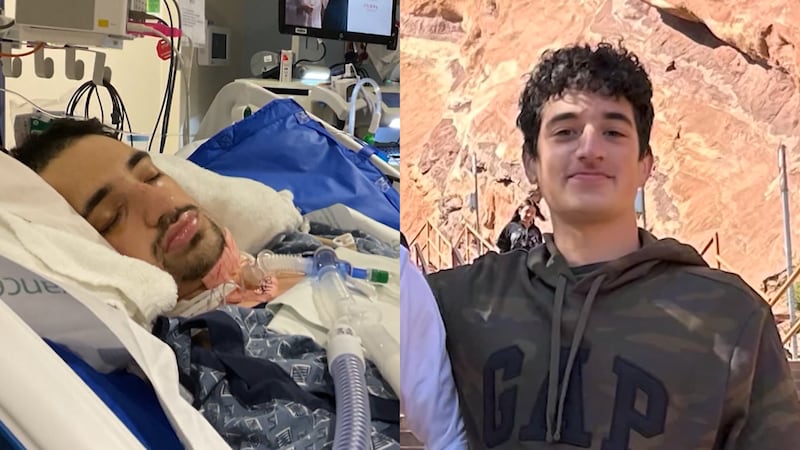 Peyton Alvarez, 25, was riding a motorcycle in April when he veered off the road and hit a...