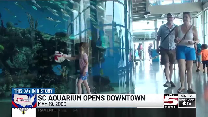 The South Carolina Aquarium opened its doors in downtown Charleston on May 19, 2000.