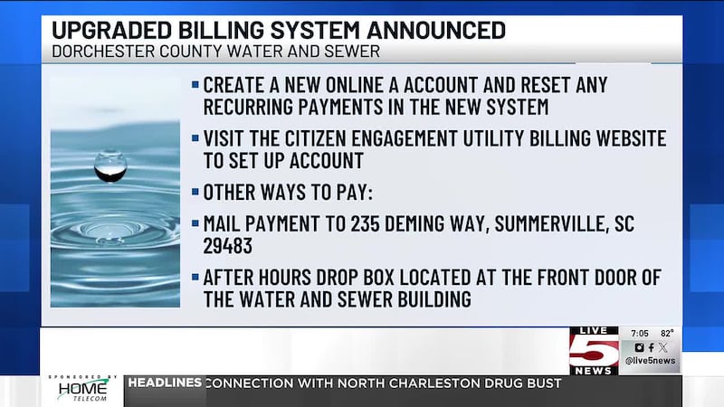 The Dorchester County Water and Sewer Department has launched a new utility billing software...