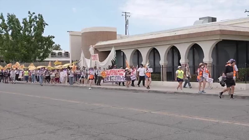 Some protest conditions at certain immigration detention centers.