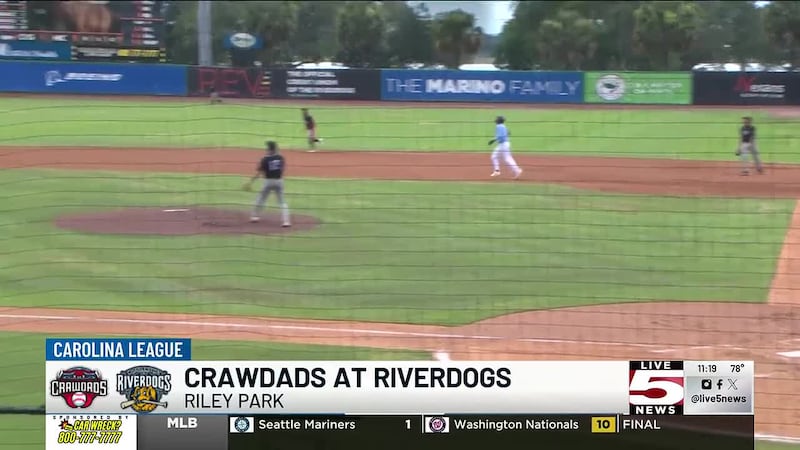 VIDEO: Crawdads 10, Riverdogs 6