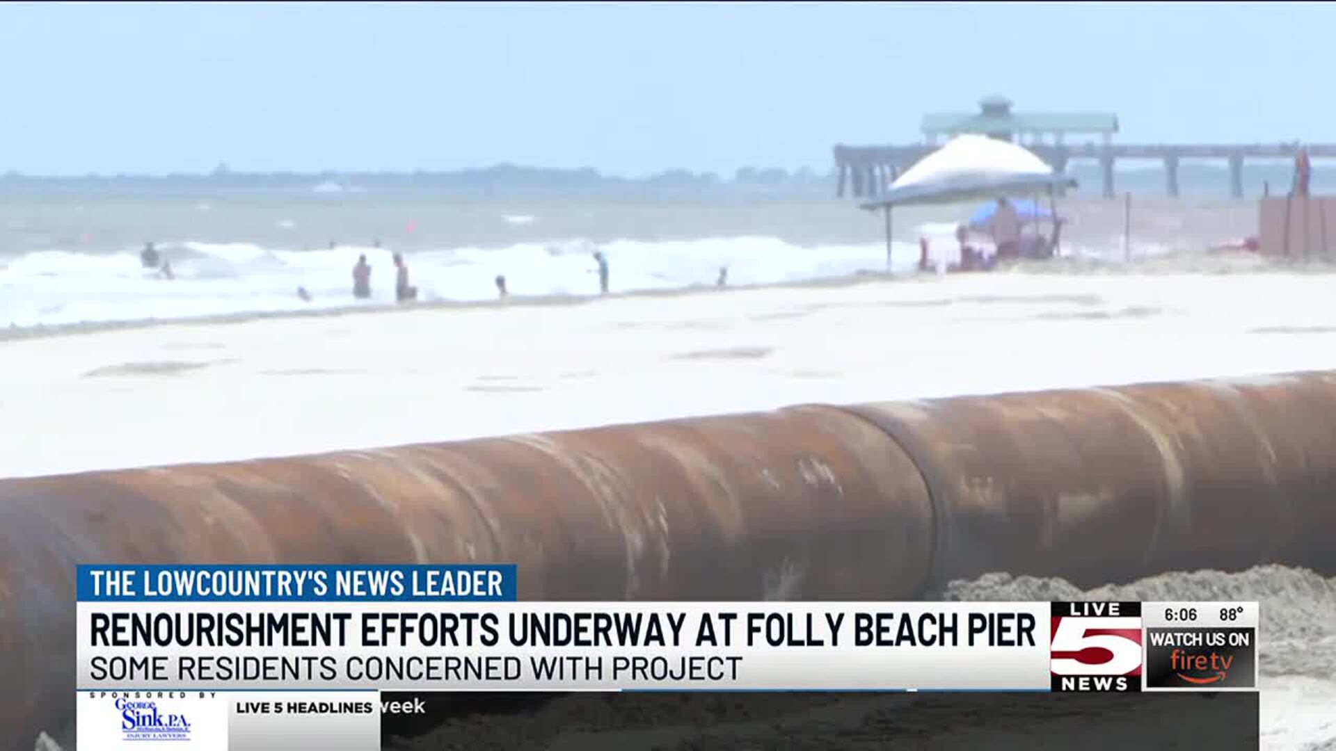 Folly Beach visitors react to storm risk management plan along shore