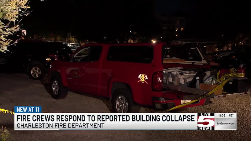 Charleston Fire crews responded to a reported structural collapse at an apartment complex at...