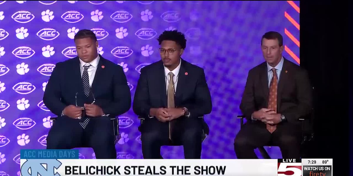 VIDEO: Bill Belichick praises Dabo Swinney, Clemson at ACC Media Days