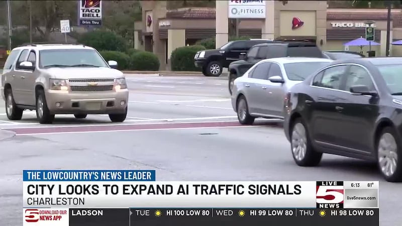 Artificial intelligence could soon help keep traffic moving on two of Charleston’s busiest...