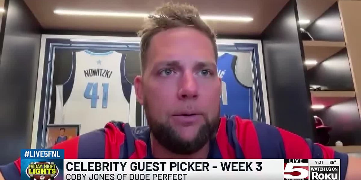 Coby Jones of Dude Perfect makes his predictions for Week 3 of high school football