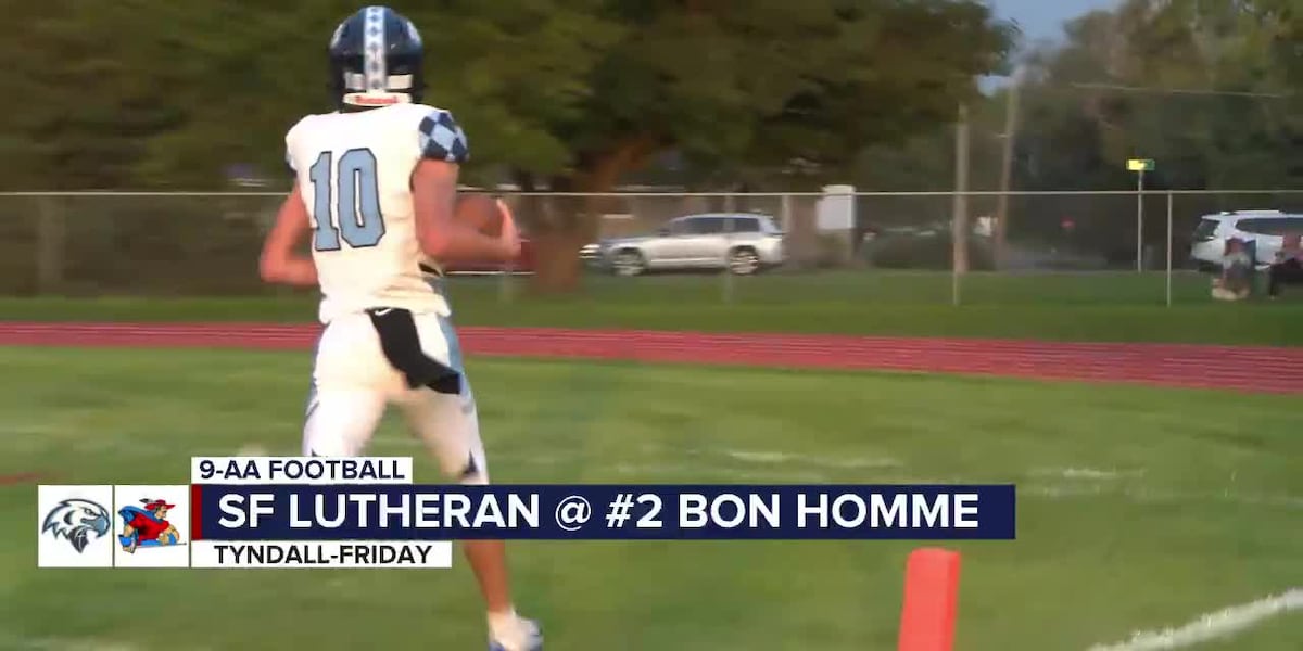 Coverage image for: SF Lutheran shocks #2 Bon Homme in 9-AA Football on Friday